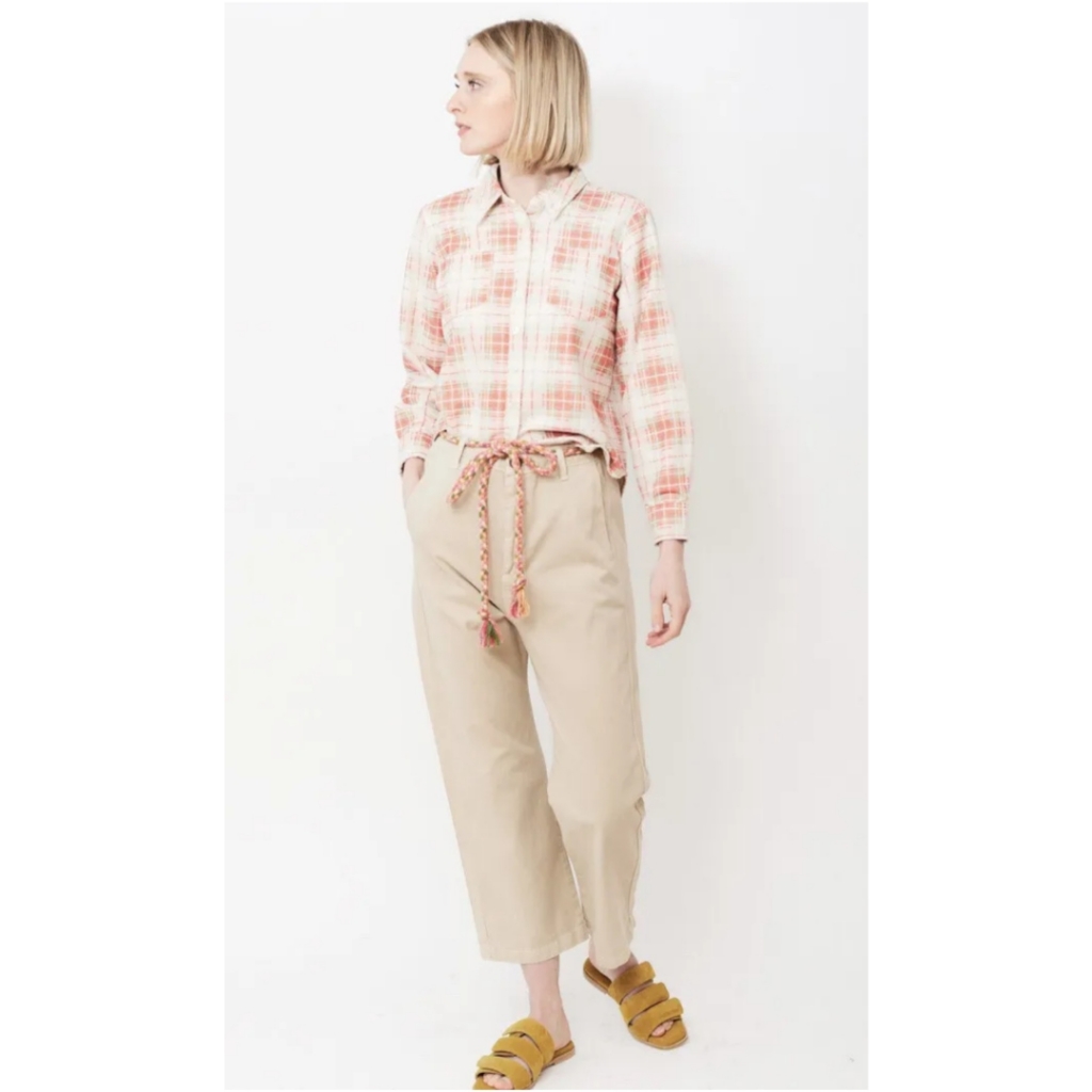 Nwt The Great. Ranger Chino In Washed Khaki